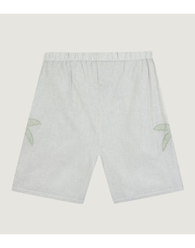 메종라비쉬 [해외직구][메종라비쉬] 여성 반바지 ZWBEUDANTPALMLINEN PATCH OLIVE 7314012 착용컷