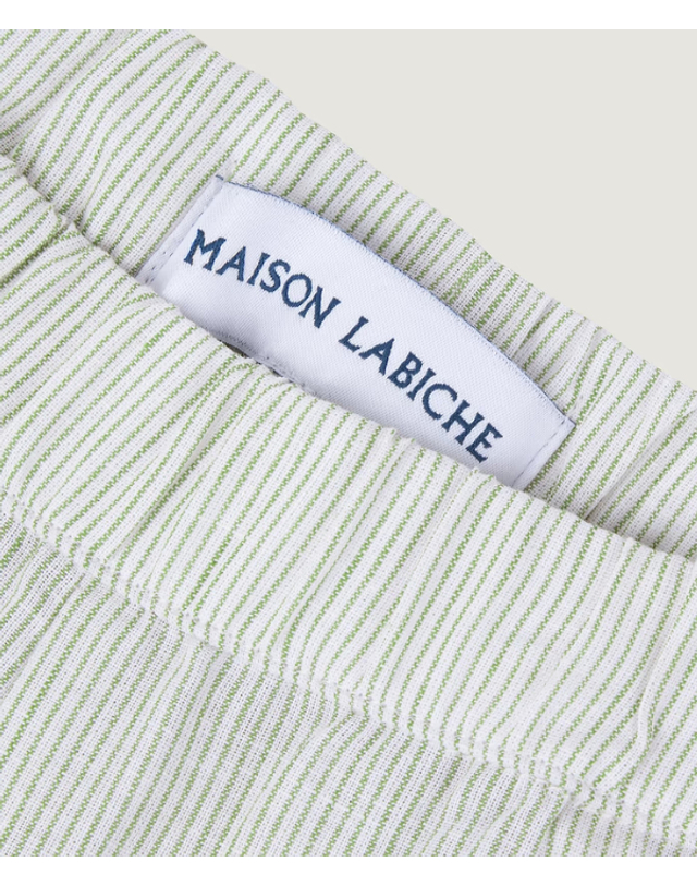 메종라비쉬 [해외직구][메종라비쉬] 여성 반바지 ZWBEUDANTPALMLINEN PATCH OLIVE 7314012 착용컷