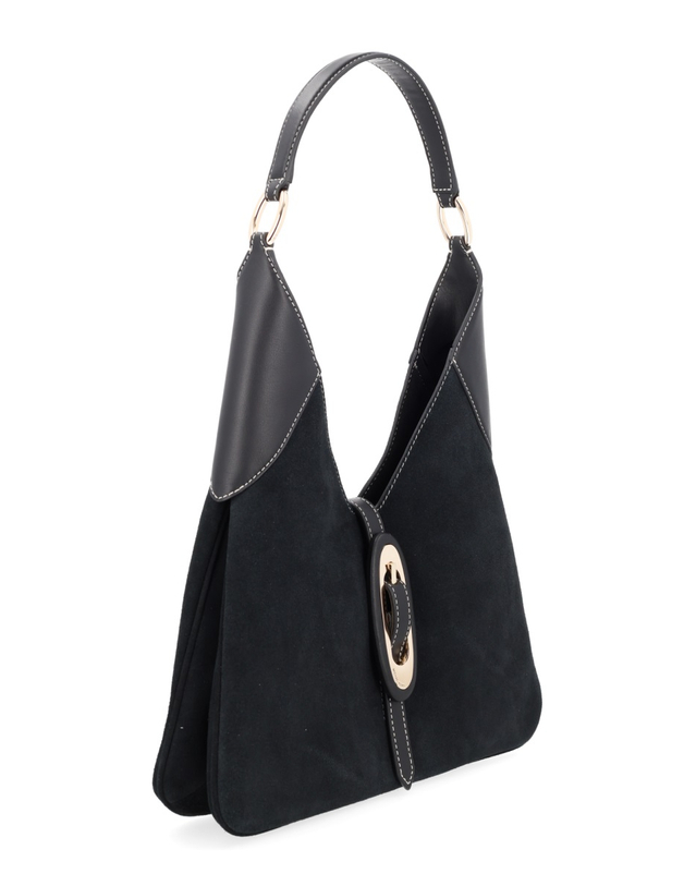 마이클코어스 [해외직구][마이클코어스]HOBO BUCKLE 숄더백 30F5GQ8L6S_001BLACK 6884498 착용컷