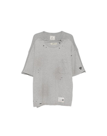 [해외직구][미하라야스히로] 반팔 티셔츠 A17TS602  GRAY 7543269