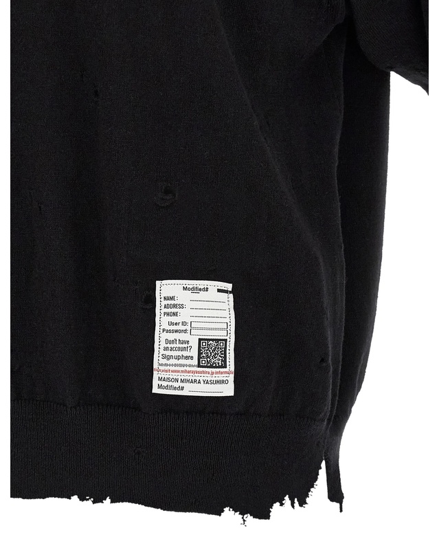 미하라 야스히로 [해외직구][미하라야스히로] 반팔 티셔츠 J16SW713BLACK 7314984 착용컷