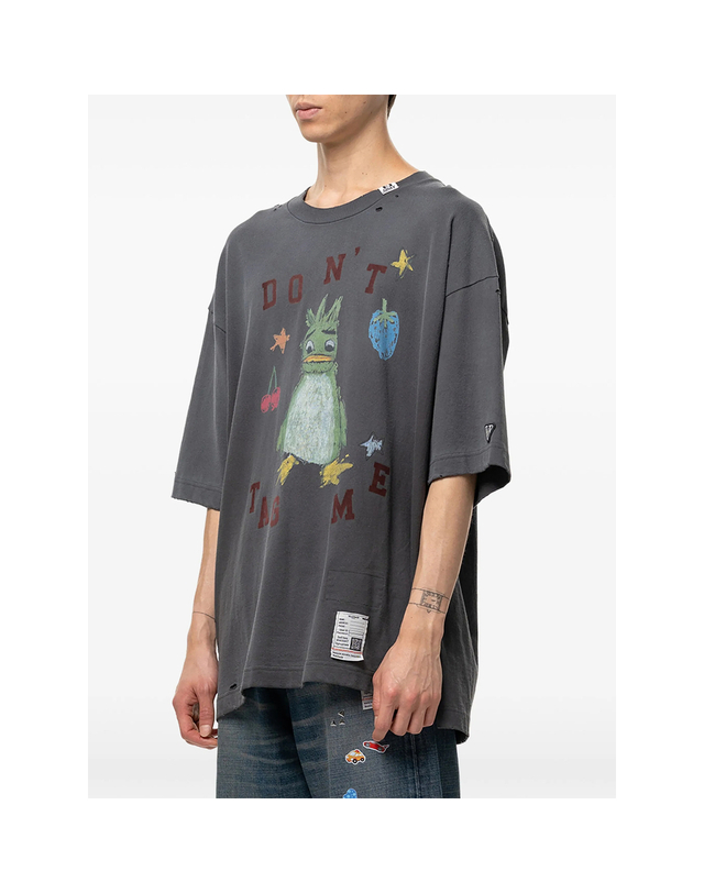 미하라 야스히로 [해외직구][미하라야스히로] 반팔 티셔츠 J17TS811 BLACK 7543309 착용컷