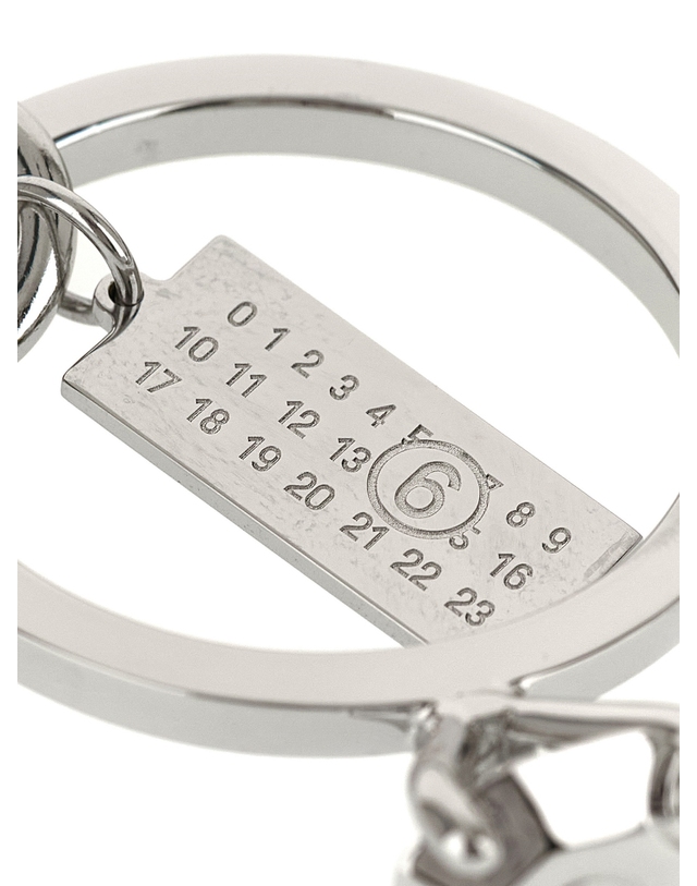 엠엠6 [해외직구][MM6]Numeric 키링 SM6UA0022P9210951 7607996 착용컷