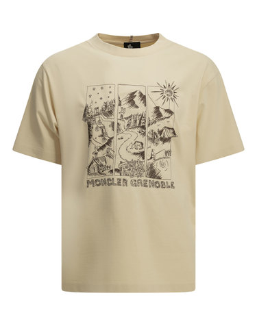 [해외직구][몽클레르 그레노블]Mountain Landscape 반팔 티셔츠 8C00001-89AW1034 7582950