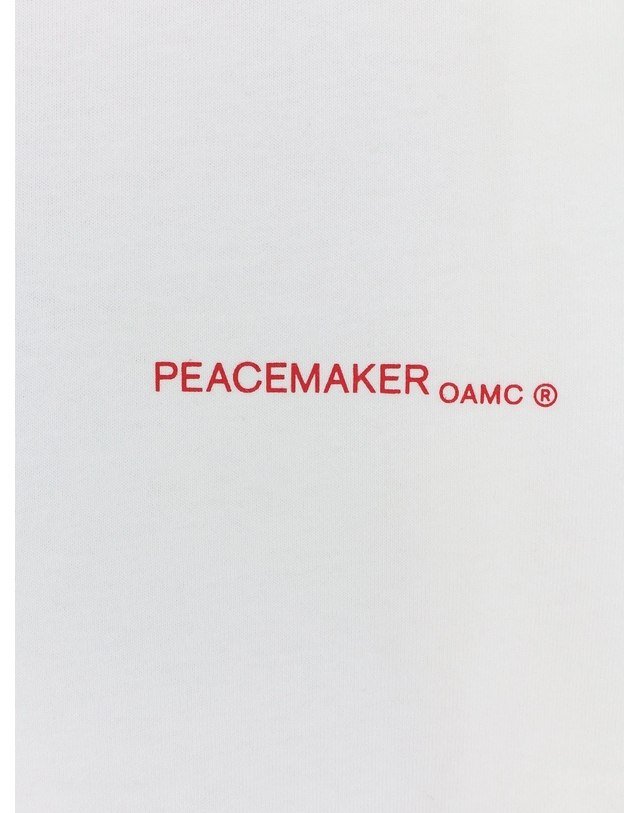 오에이엠씨 [해외직구][OAMC 피스메이커] 반팔 티셔츠 PCM3OT02LJE002001 7324522 착용컷
