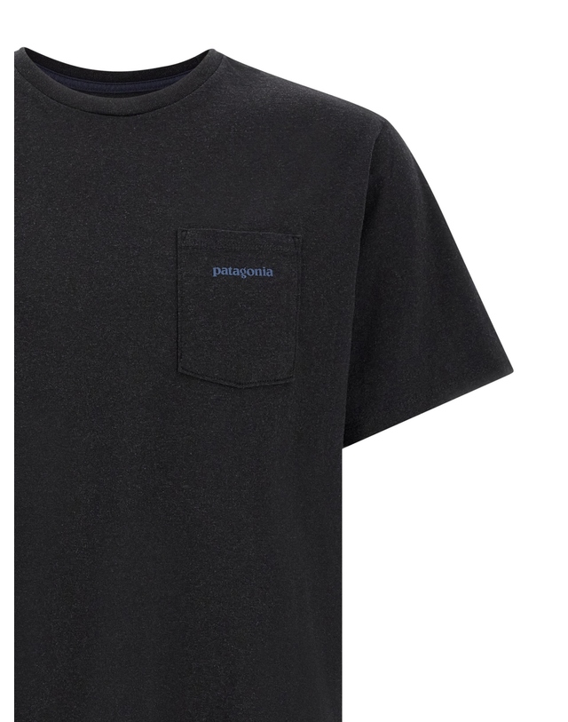 파타고니아 [해외직구][파타고니아]Boardshort Logo Pocket Responsibili-Tee® 반팔 티셔츠 37655INBK 7283526 착용컷