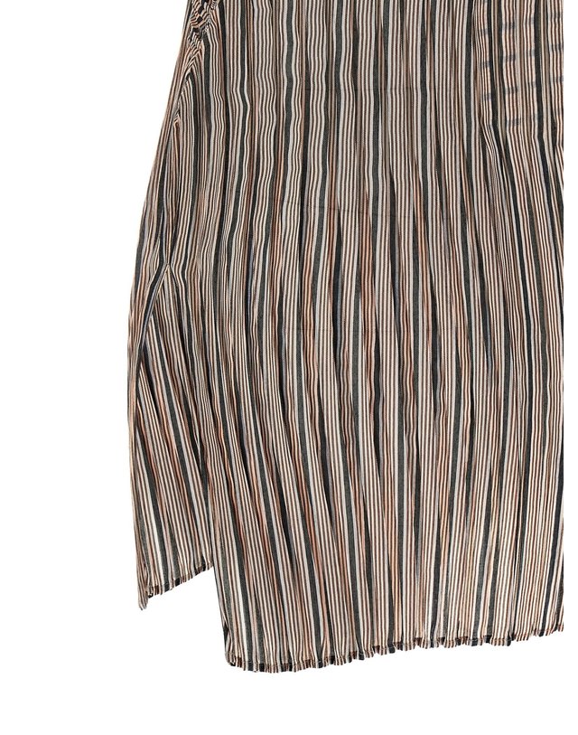 플리츠 플리즈 이세이 미야케 [해외직구][이세이미야케]Generic Stripes (Machine Pleats) 탱크탑 IM58FJ13917 7088314 착용컷