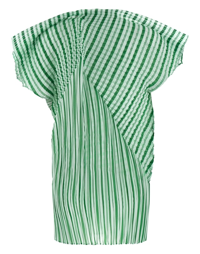 플리츠 플리즈 이세이 미야케 [해외직구][이세이미야케]Generic Stripes (Machine Pleats) 탱크탑 IM58FJ13966 7088432 착용컷