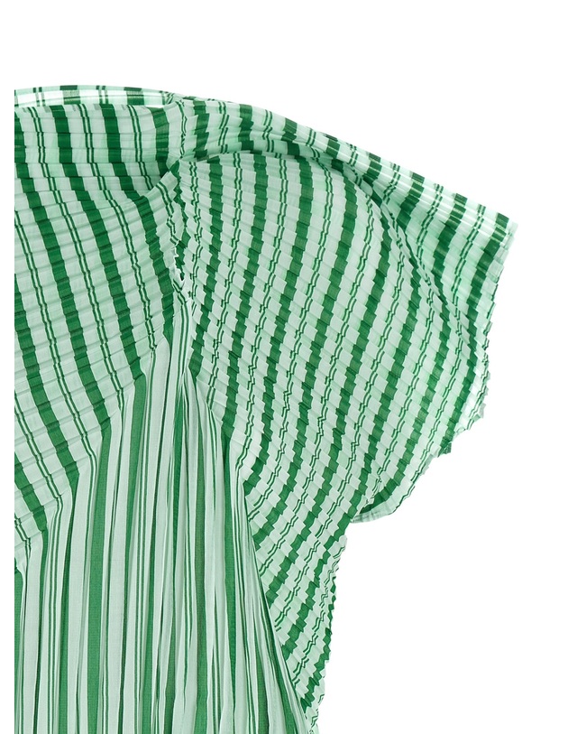 플리츠 플리즈 이세이 미야케 [해외직구][이세이미야케]Generic Stripes (Machine Pleats) 탱크탑 IM58FJ13966 7088432 착용컷
