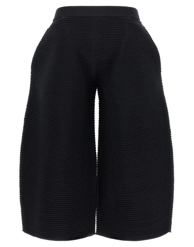 플리츠 플리즈 이세이 미야케 [해외직구][이세이미야케]Corrugated Knit 트라우저 IM66KF77315 7253851 착용컷