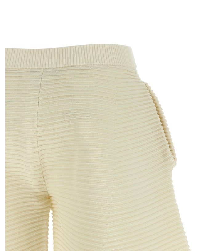 플리츠 플리즈 이세이 미야케 [해외직구][이세이미야케]Corrugated Knit 트라우저 IM66KF77302 7261865 착용컷