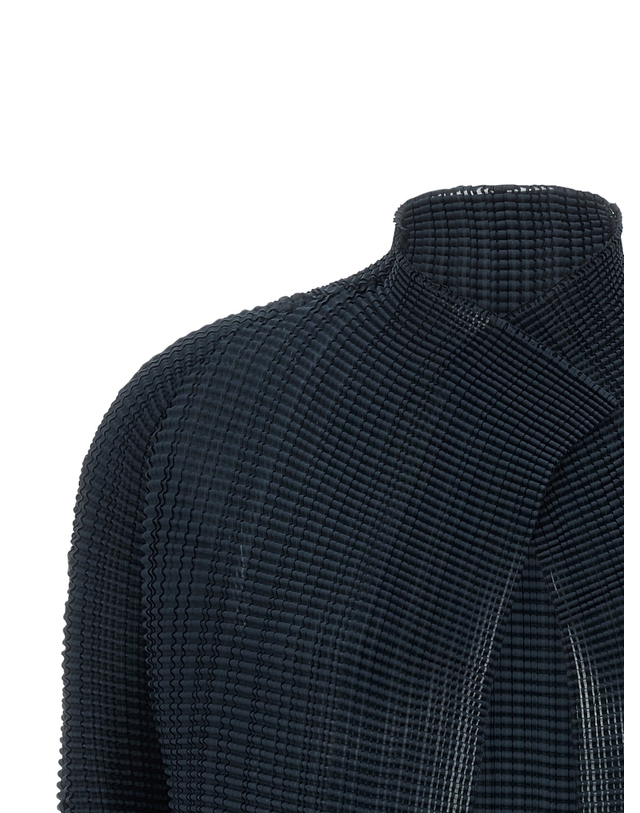 플리츠 플리즈 이세이 미야케 [해외직구][이세이미야케]Wooly Pleats-68 가디건 IM68FJ40378 7529760 착용컷