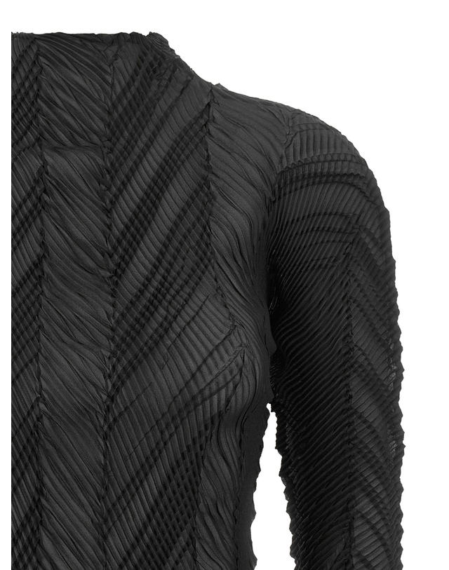플리츠 플리즈 이세이 미야케 [해외직구][이세이미야케]Zigzag Pleats 블라우스 IM68FJ10715 7554955 착용컷
