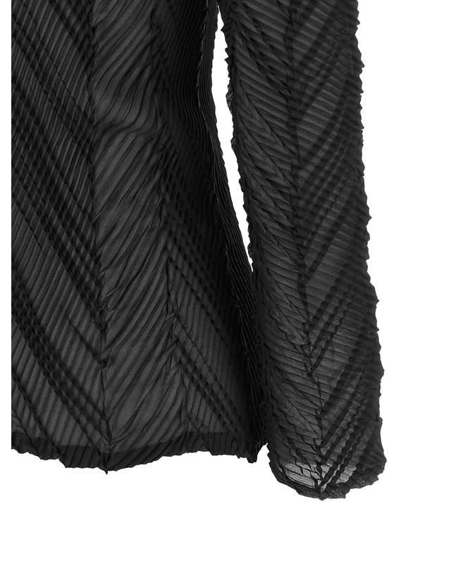 플리츠 플리즈 이세이 미야케 [해외직구][이세이미야케]Zigzag Pleats 블라우스 IM68FJ10715 7554955 착용컷