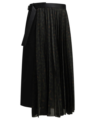 [해외직구][사카이]Pleated Leopard 미디스커트 26-08781012 7597060