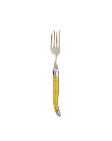 장네론 라귀올 테이블 양식기 옐로우 포크 1p