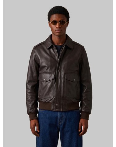 [해외직구][쇼트뉴욕] 남성 가죽 자켓 LC5331X__DARK BROWN 7581799