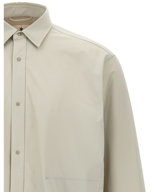 스노우피크 [해외직구][스노우피크]Water-Repellent Stretch 긴팔 셔츠 100261SH01022 7592953 착용컷