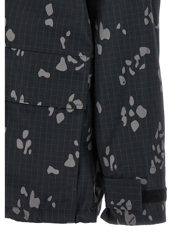 스노우피크 [해외직구][스노우피크]Reflective Night Camo 캐주얼 자켓 100261JK01112 7625011 착용컷
