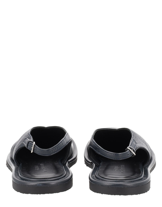 스튜디오 니콜슨 [해외직구][스튜디오 니콜슨]SLINGBACK 플랫슈즈 PALEYSNW-1653_DARKESTNAVY 7293016 착용컷