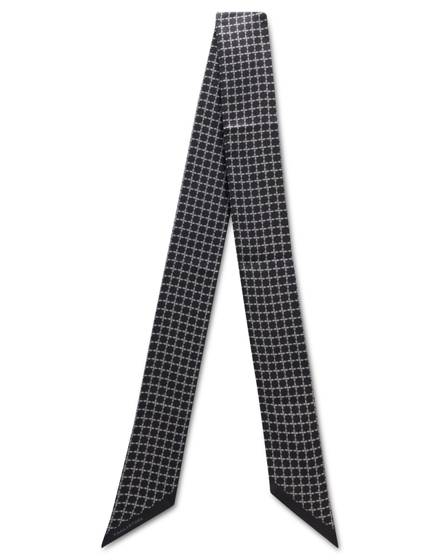 딸리아토레 [해외직구][딸리아토레] 넥타이 FOULARD8NTI2602_BLACK 7562419 착용컷