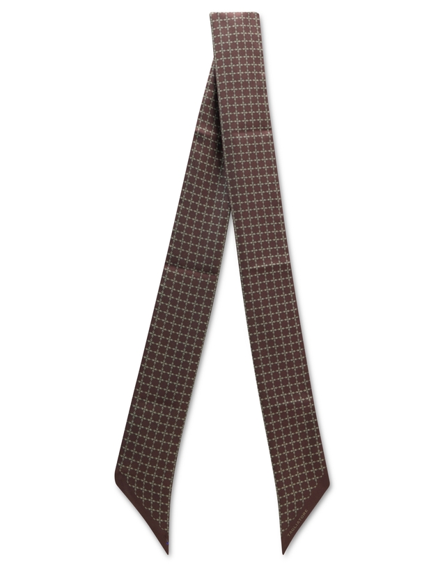 딸리아토레 [해외직구][딸리아토레] 넥타이 FOULARD8NTI2602_BROWN 7562421 착용컷