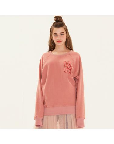썸띵굿 Peace Sweat Shirts