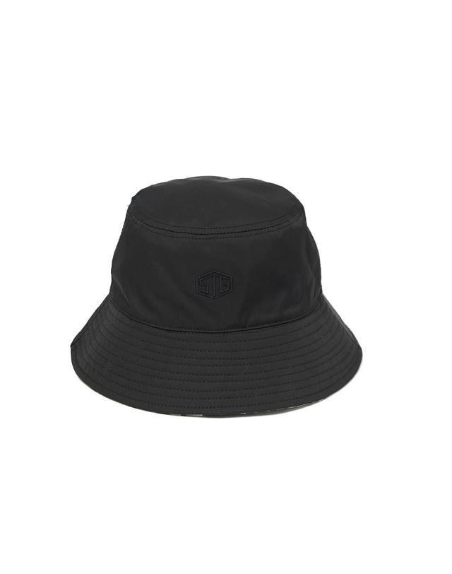 썸띵굿 Corduroy Daisy Reversible Bucket Hat 블랙 착용컷