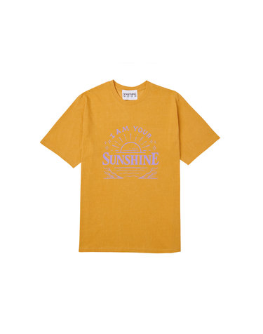 Sunshine Pigment T shirts YELLOW