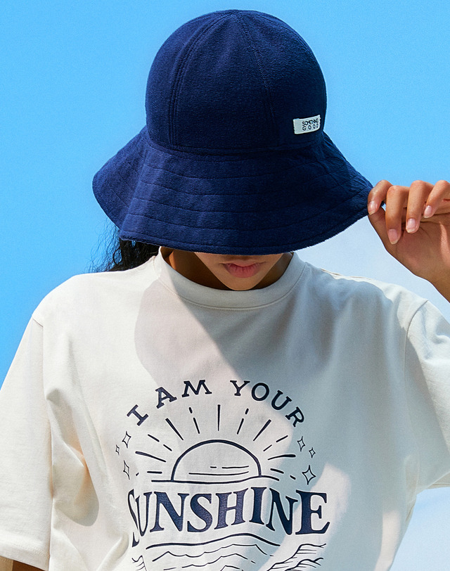 썸띵굿 Sunshine Pigment T shirts NATURAL 착용컷
