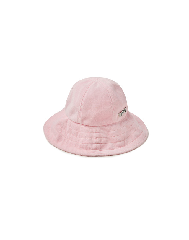 썸띵굿 SUNSHINE Terry Bell Bucket Hat 착용컷