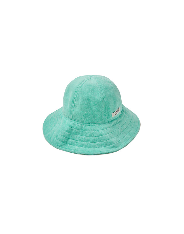 썸띵굿 SUNSHINE Terry Bell Bucket Hat 착용컷