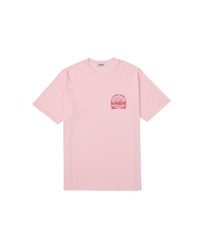 썸띵굿 SUNSHINE Terry T-shirts 착용컷