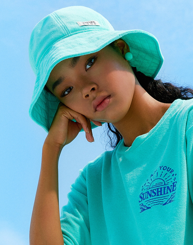 썸띵굿 SUNSHINE Terry T-shirts 착용컷