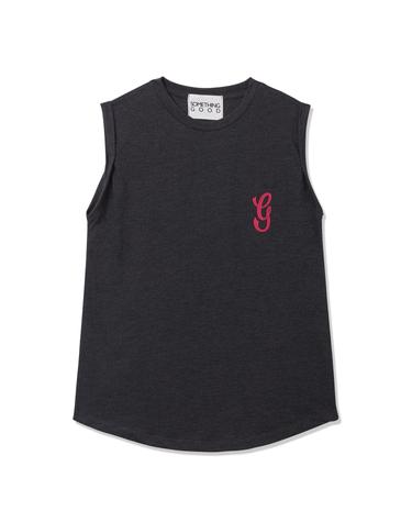 Irvan X SOMETHINGGOOD Sleeveless Charcoal gray