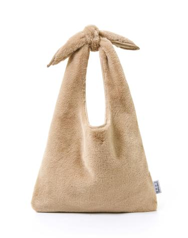 Fluffy Tie Eco Bag-Large
