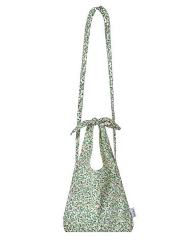 Floral Tie Eco Bag Mini-Cross_GREEN