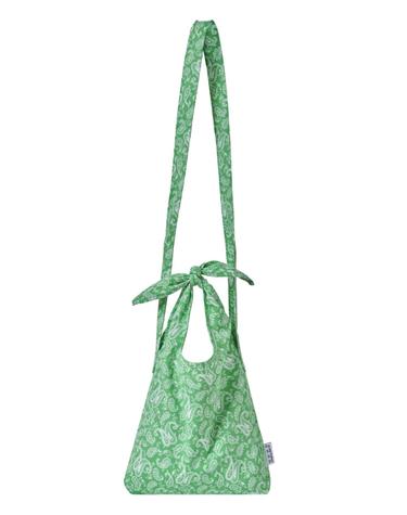 Paisley Tie Eco Bag Mini-Cross_GREEN