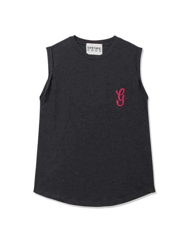 썸띵굿 Irvan X SOMETHINGGOOD Sleeveless White 착용컷