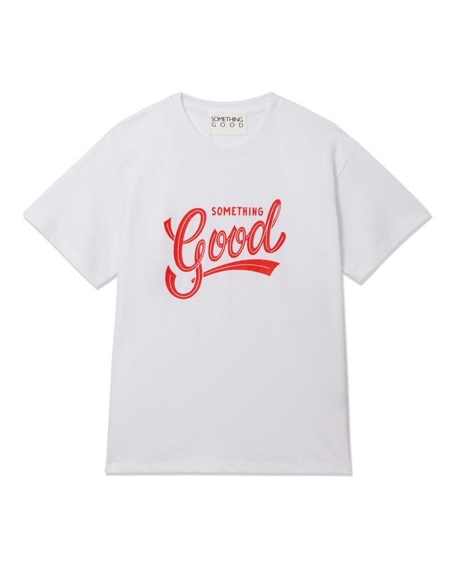 썸띵굿 Irvan X SOMETHINGGOOD T-Shirts Ivory 착용컷