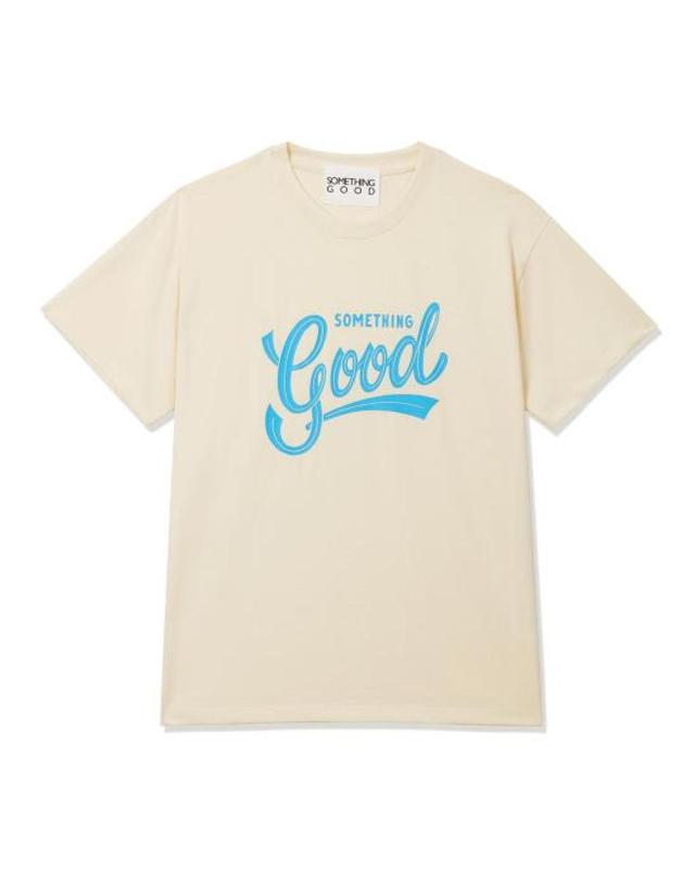썸띵굿 Irvan X SOMETHINGGOOD T-Shirts Ivory 착용컷