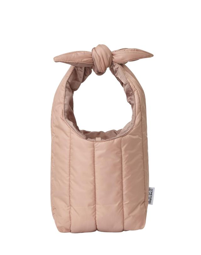 썸띵굿 Padded Tie Eco Bag Small 착용컷
