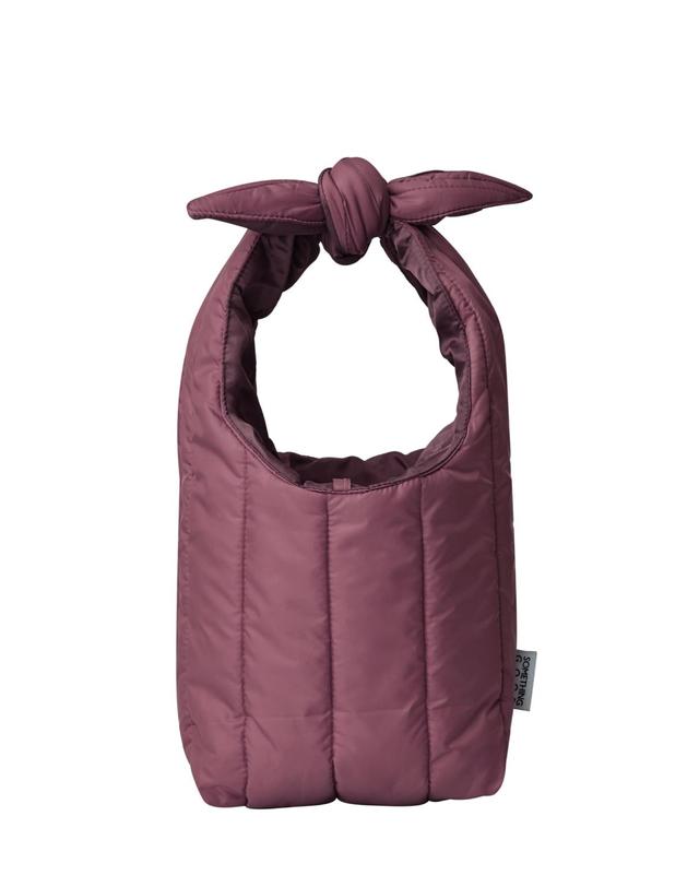 썸띵굿 Padded Tie Eco Bag Small 착용컷