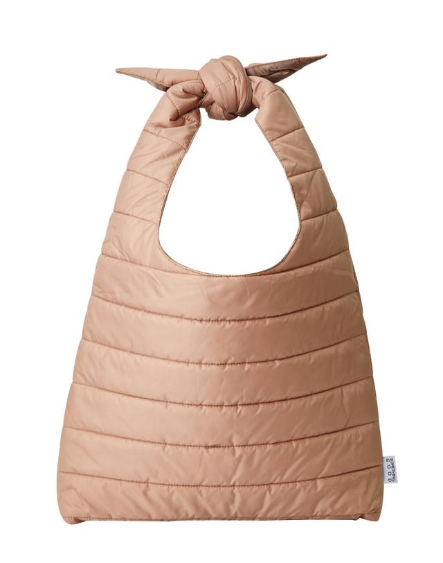 썸띵굿 Padded Tie Eco Bag Large 착용컷