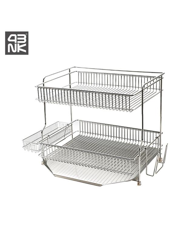 포비앤케이 올스텐 304 식기건조대 2단(바스켓) 착용컷