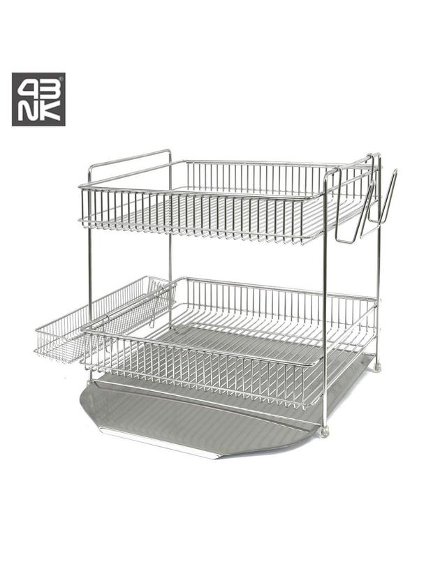 포비앤케이 노보 올스텐 304 식기건조대 2단 착용컷