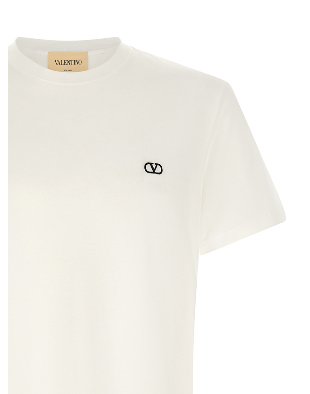 발렌티노 [해외직구][발렌티노 가라바니]VLogo Signature 반팔 티셔츠 V3MG10VBMM0BO 7477302 착용컷