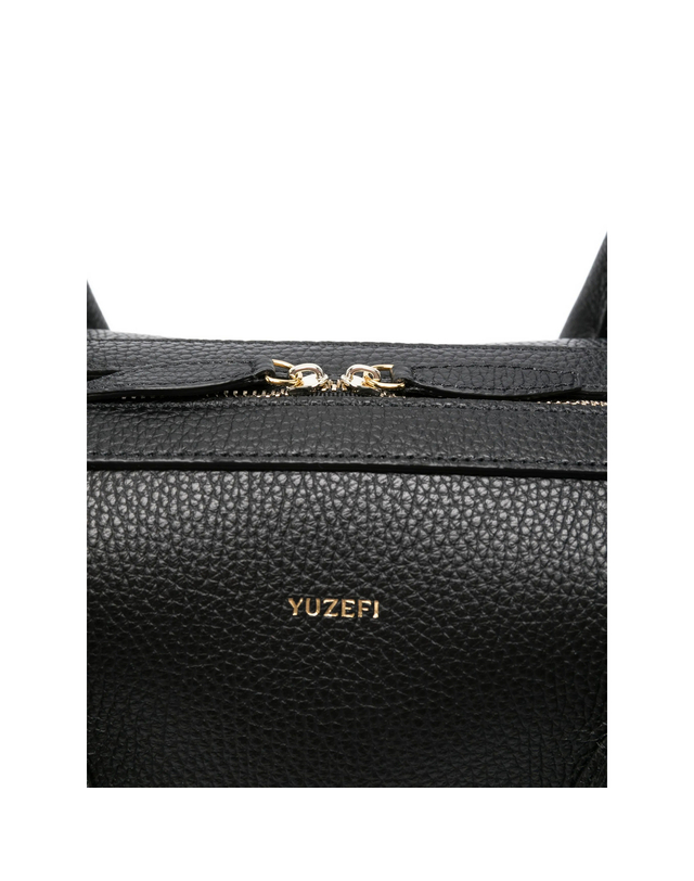 유제피 [해외직구][유제피] 숄더백 BRIOCHE DUFFLE LEATHER BLACK 6972747 착용컷