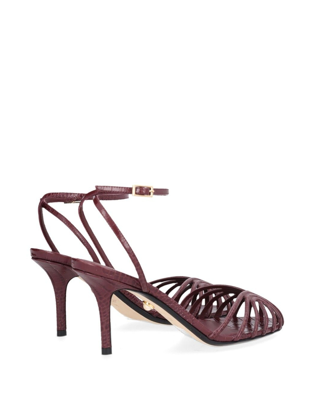 알레비 [해외직구][알레비 밀라노]Lizard 샌들 L26SC002.N.1354301BORDEAUX 7497868 착용컷