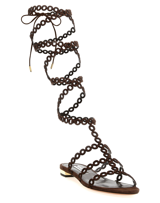 아쿠아주라 [해외직구][아쿠아주라]Infinity Chain Gladiator 샌들 ICHFLAS1SUEESP 5632596 착용컷